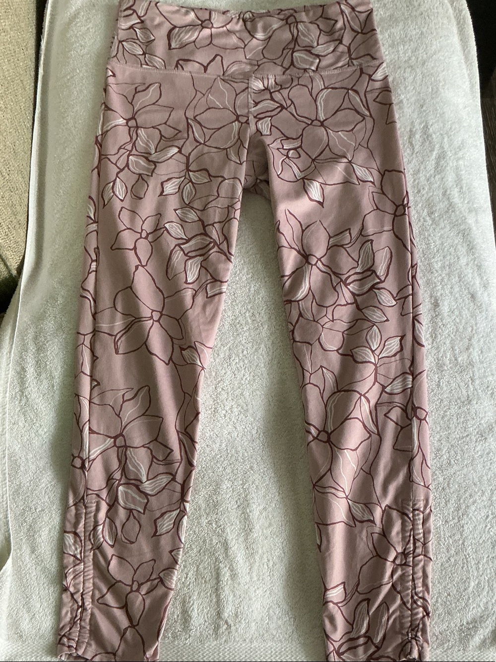 JoyLab Mauve Pink Floral Girls' Leggings